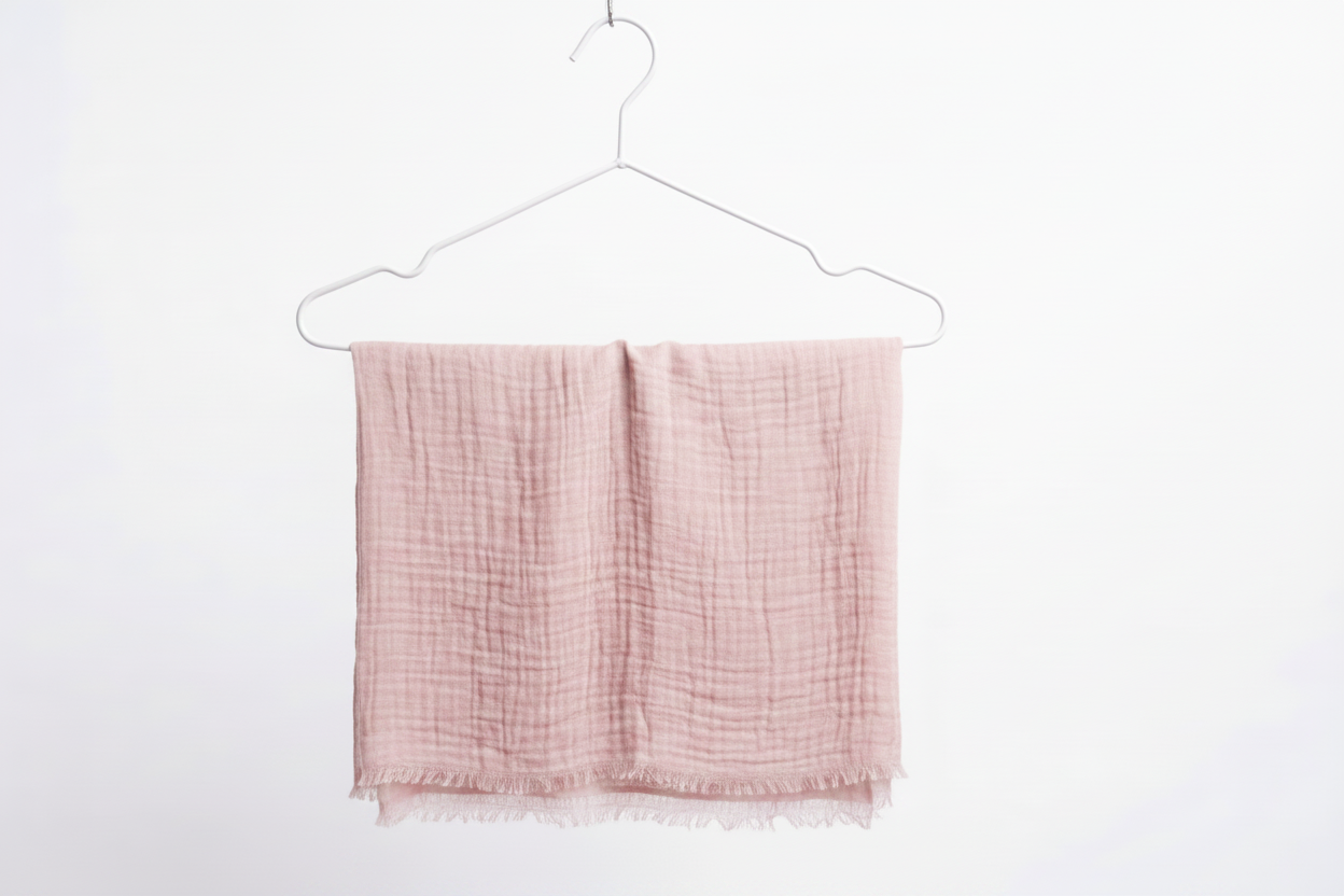Crinkle Cotton Headwrap (Pink)