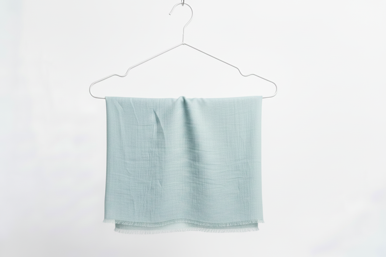Crinkle Cotton Headwrap (Baby Blue )