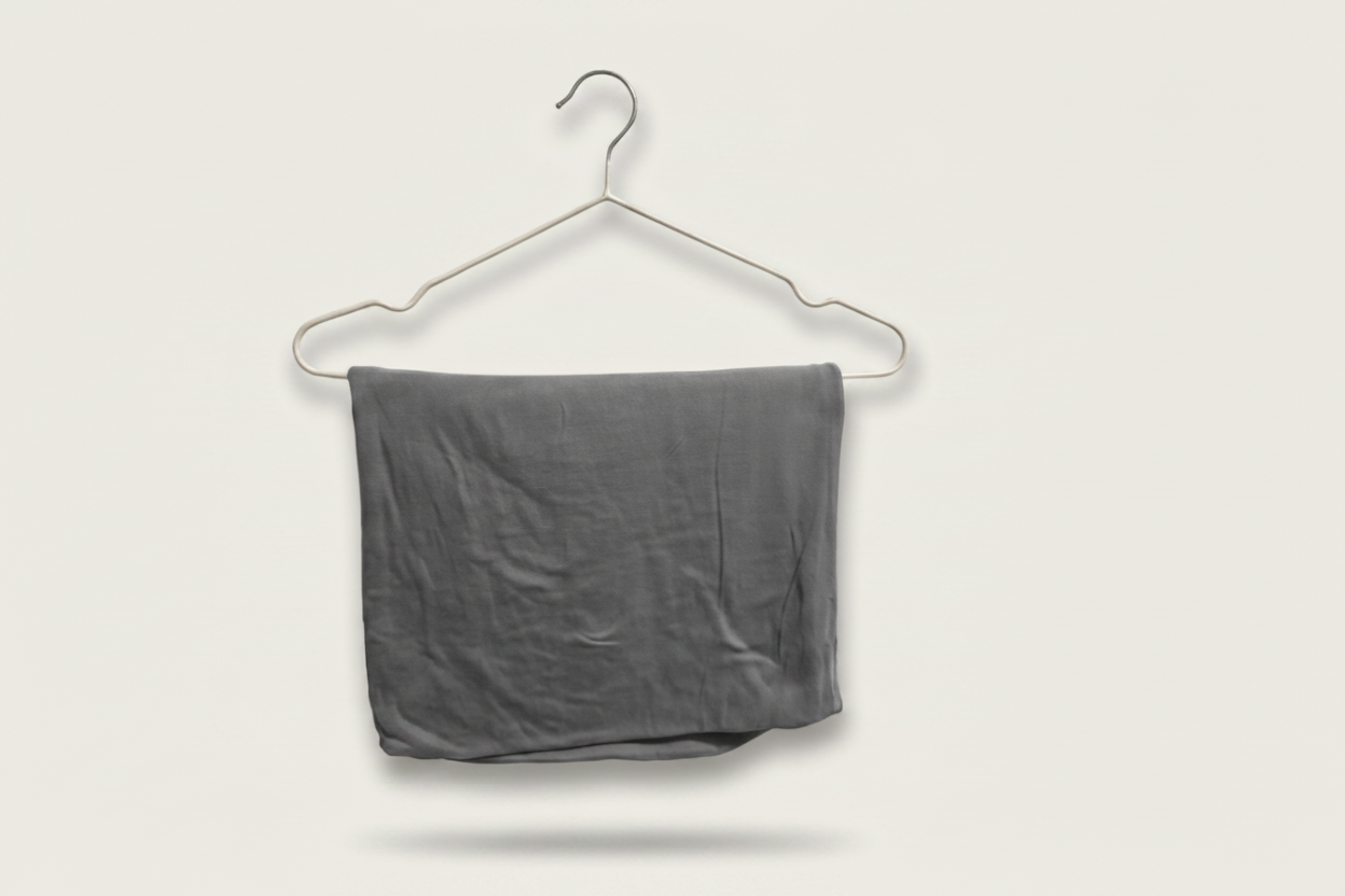 Stretchy  Cotton Headwrap (Grey)