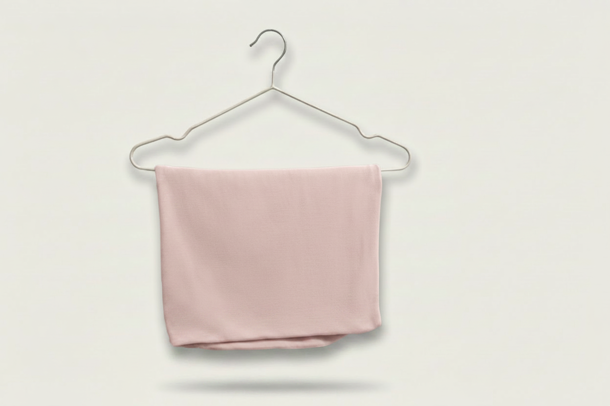 Stretchy Cotton Headwrap (Feint Pink)